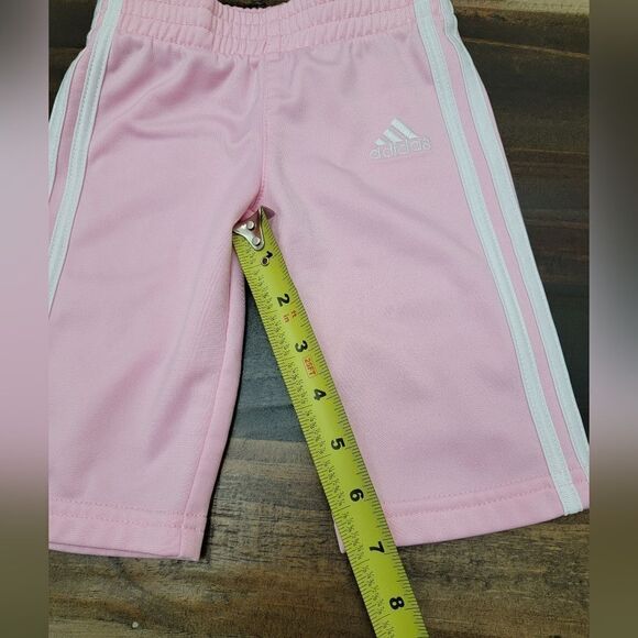 Adidas Girls Classic Tricot Track Set of Two Pink Sporty Size 3 Months - Picture 9 of 11